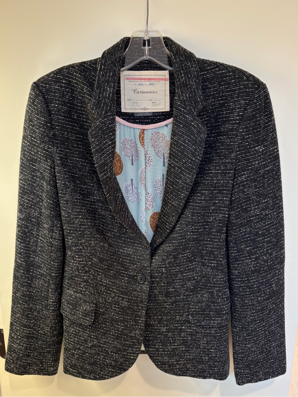 Cartonnier Black and White Blazer